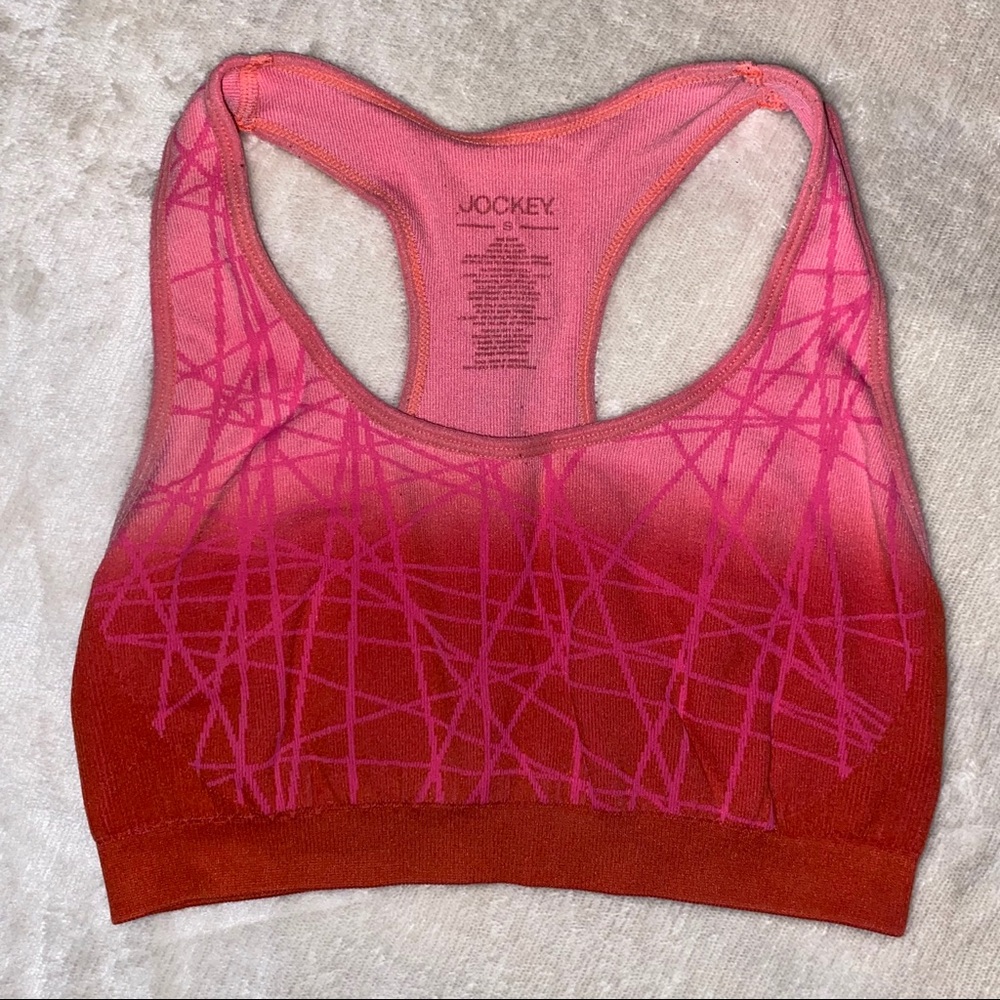 Jockey Pink Sports Bra